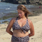 MEDUSA BIKINI TOP - leopard/coffee